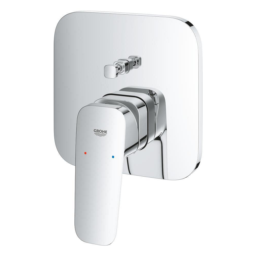 Single-lever mixer with 2-way diverter