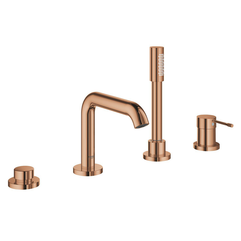 Four-hole single-lever bath combination