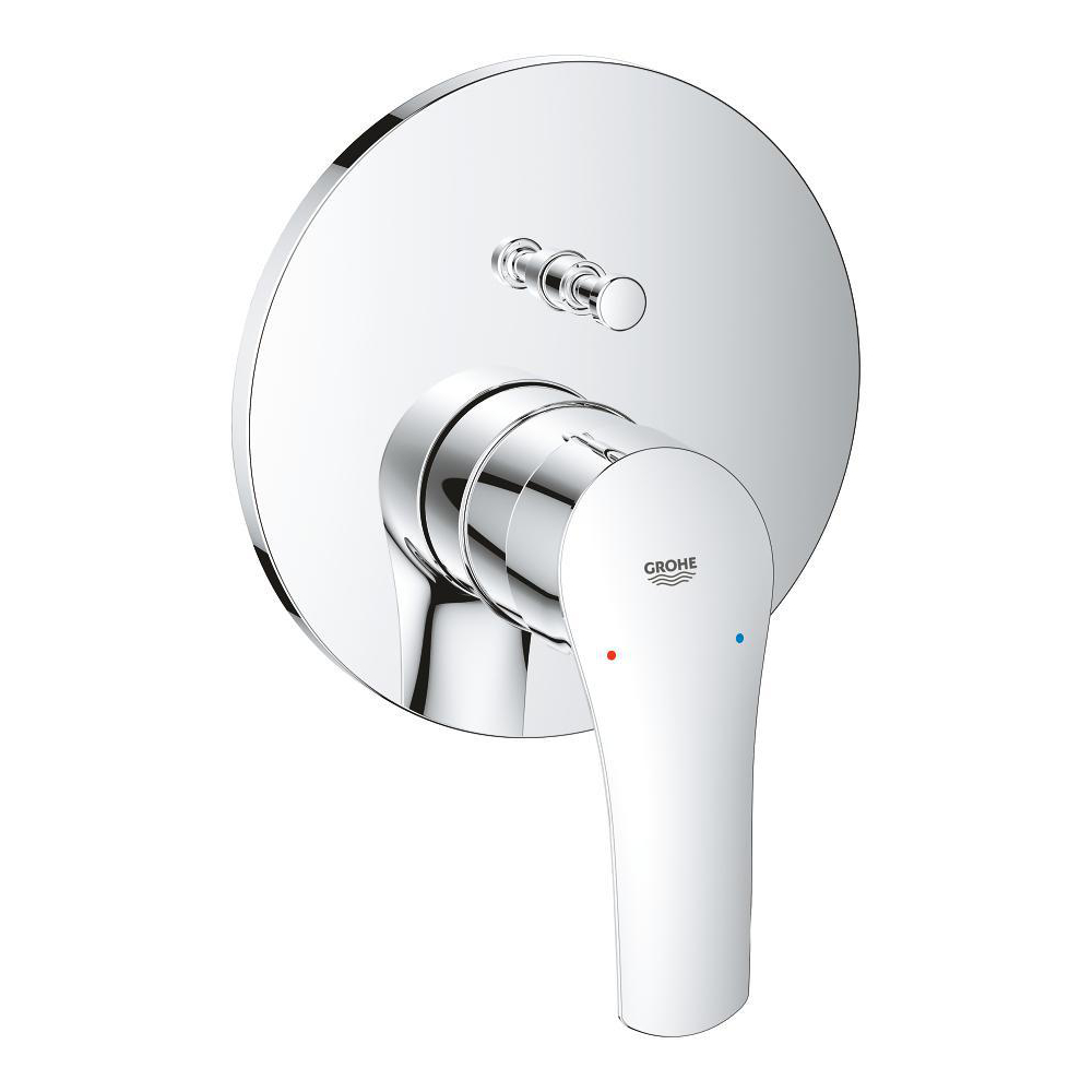 Single-lever mixer with 2-way diverter