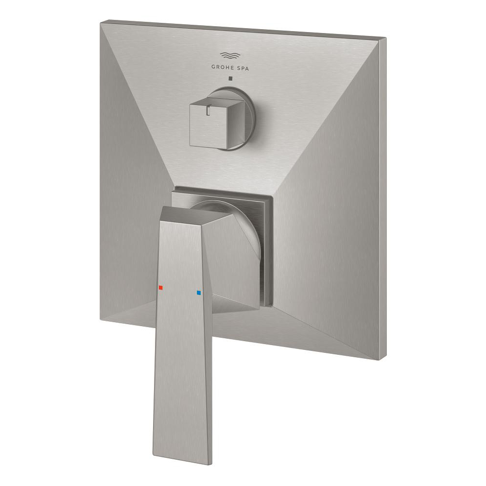Single-lever mixer with 3-way diverter