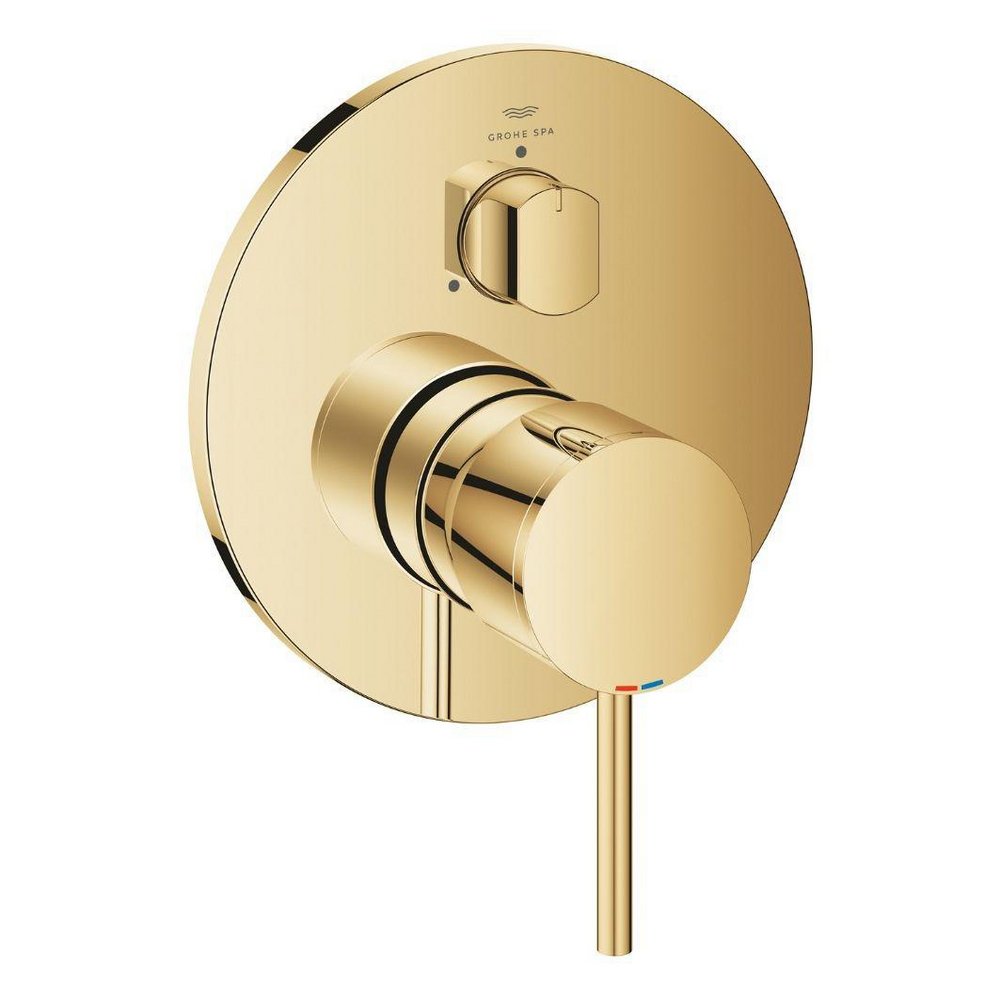 Single-lever mixer with 3-way diverter