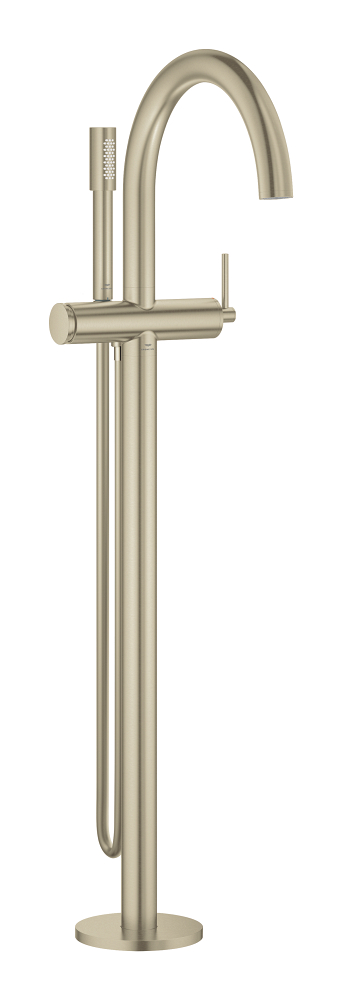 Single-lever bath mixer floor mounted