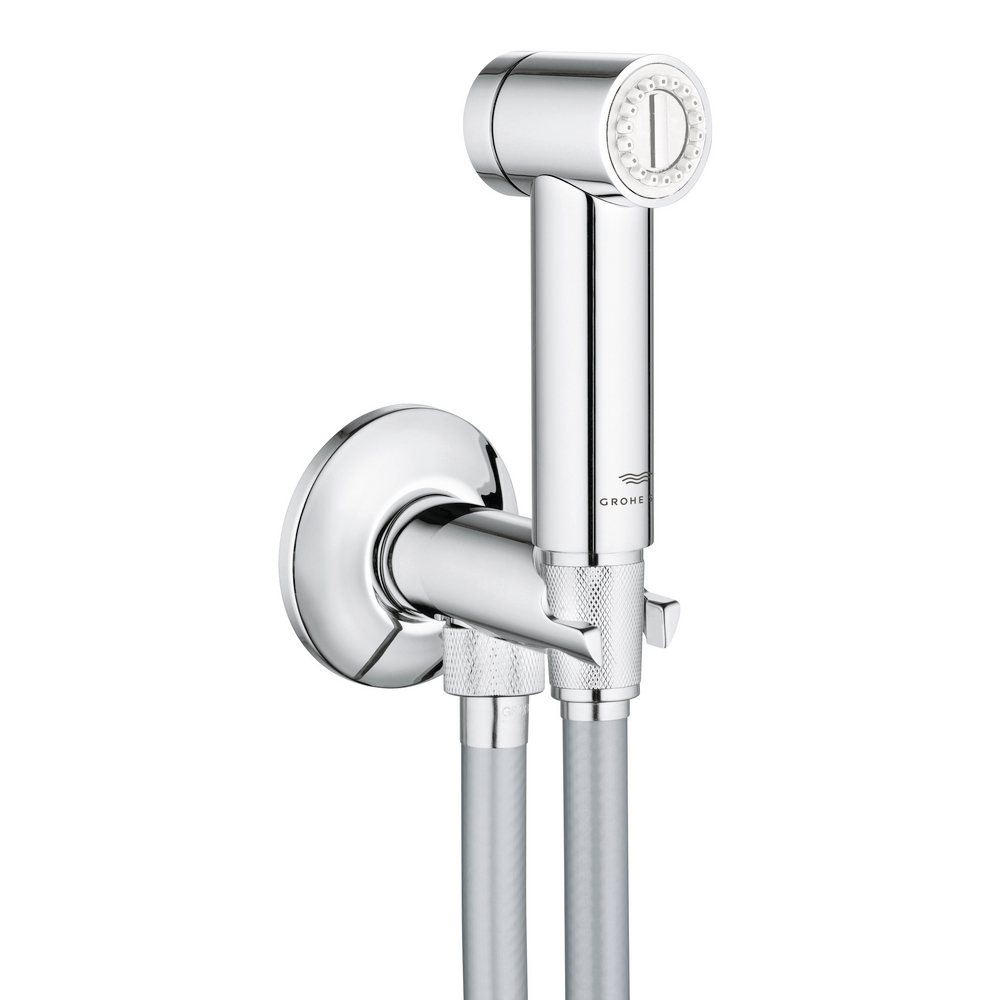 Wall holder set with angle valve 1 spray