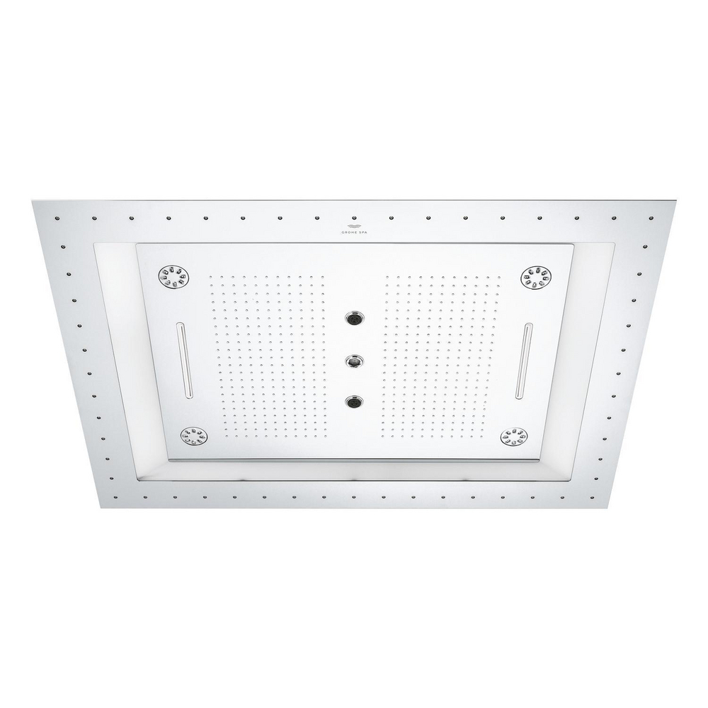 Ceiling shower 6+ sprays with light