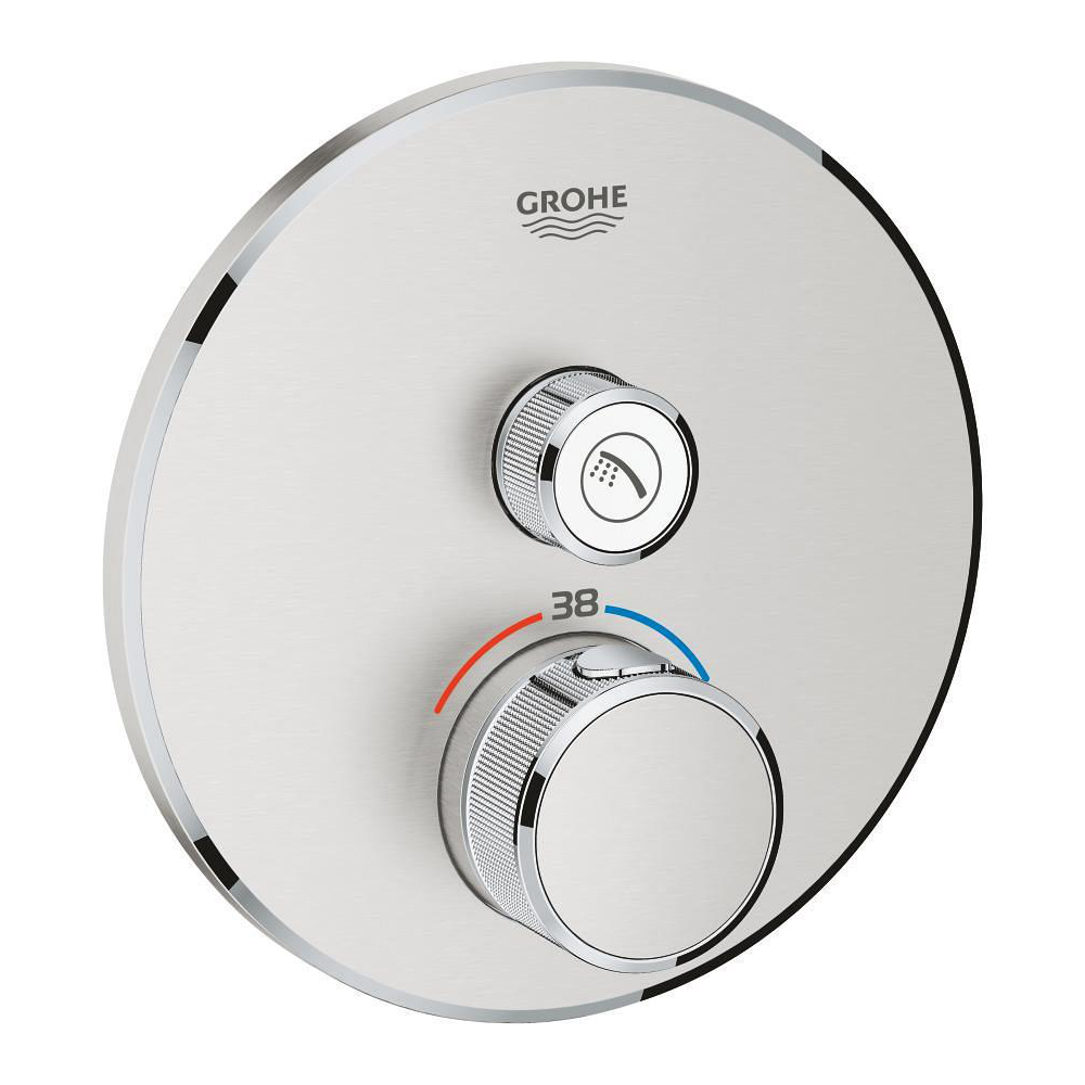 Thermostat for concealed installation with one valve