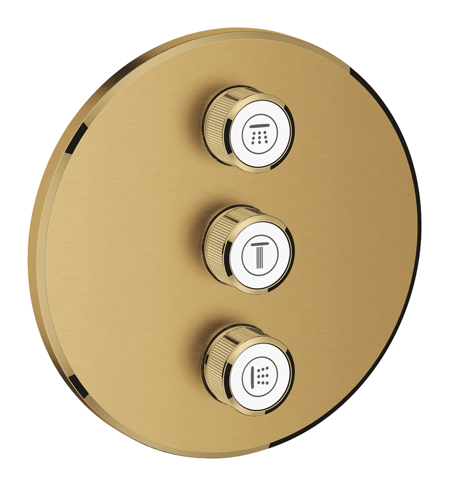 Triple volume control trim