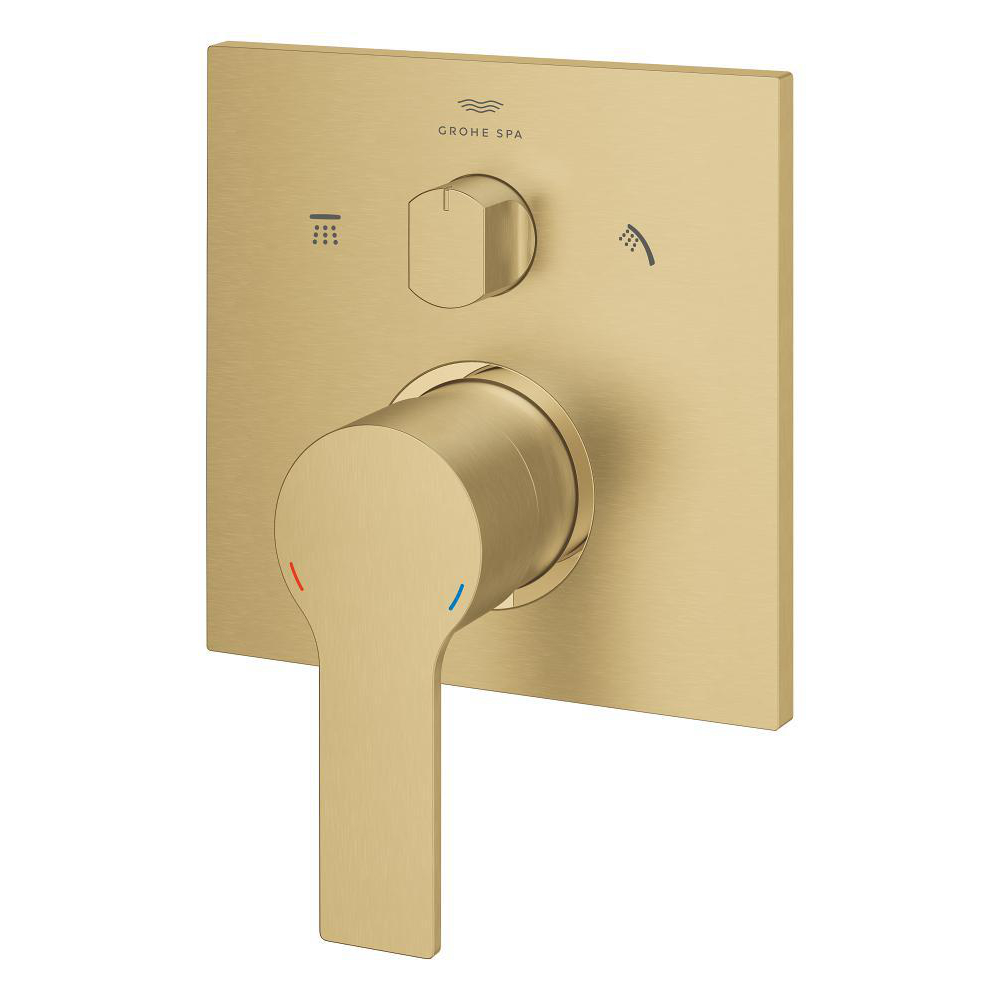 Single-lever mixer with 3-way diverter