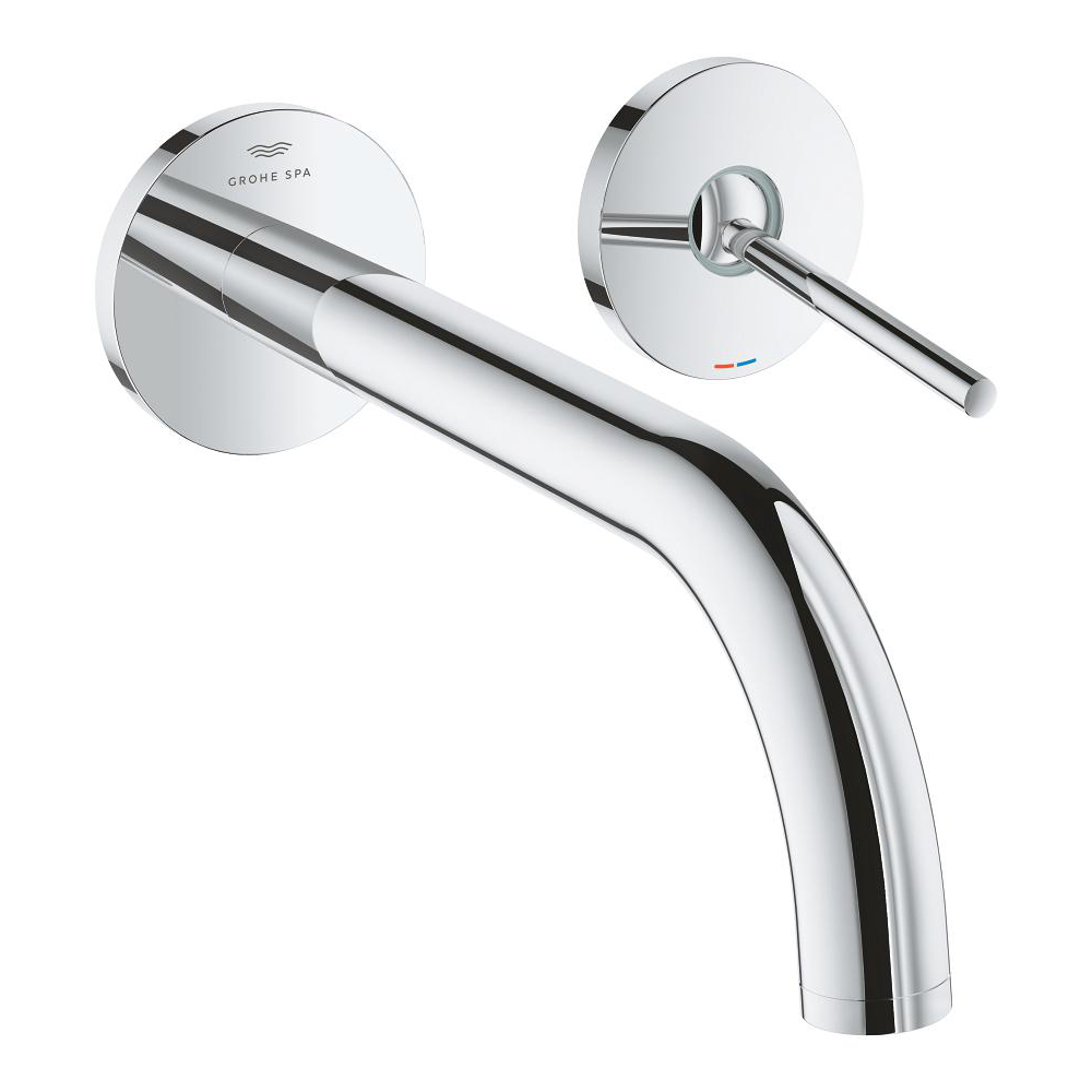 Two-hole basin mixer joystick