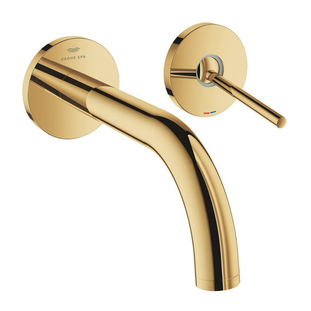 Two-hole basin mixer joystick