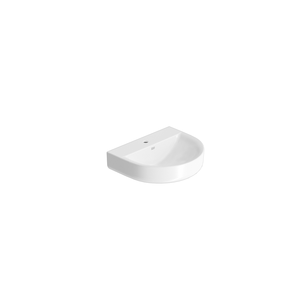 Concept D-shape Wall Hung 55cm Basin Wt