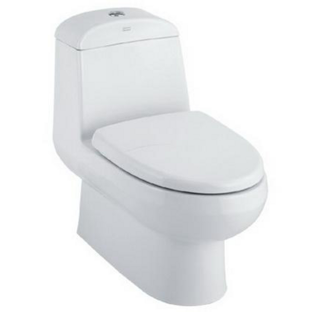 Active 6l One Piece Toilet Top Push Com.Set Wt
