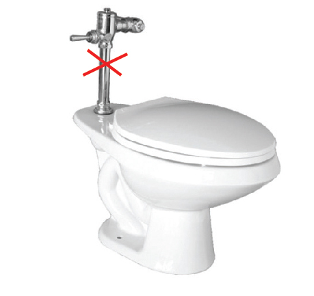 Cadet II Elongated TS Comp. Set White (without flush valve)